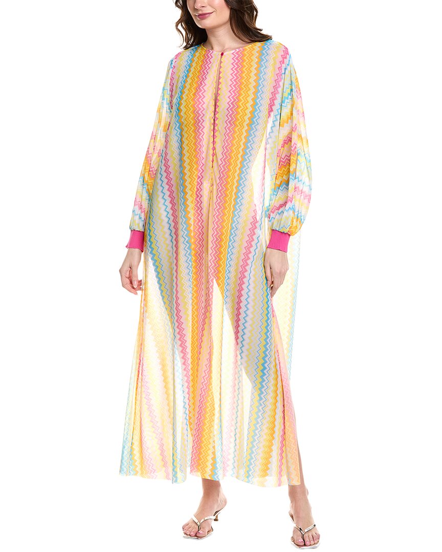 M Missoni Missoni Maxi Caftan In Yellow