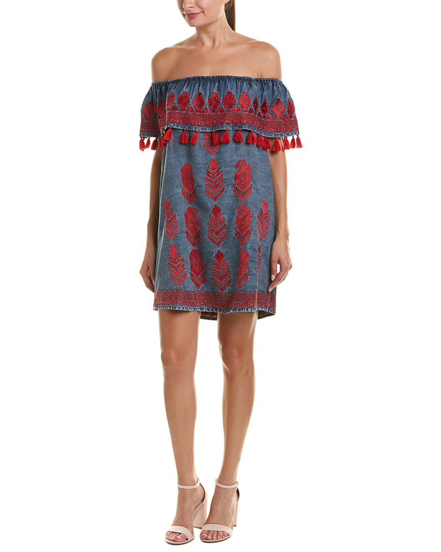Image of Tolani Off-The-Shoulder Shift Dress