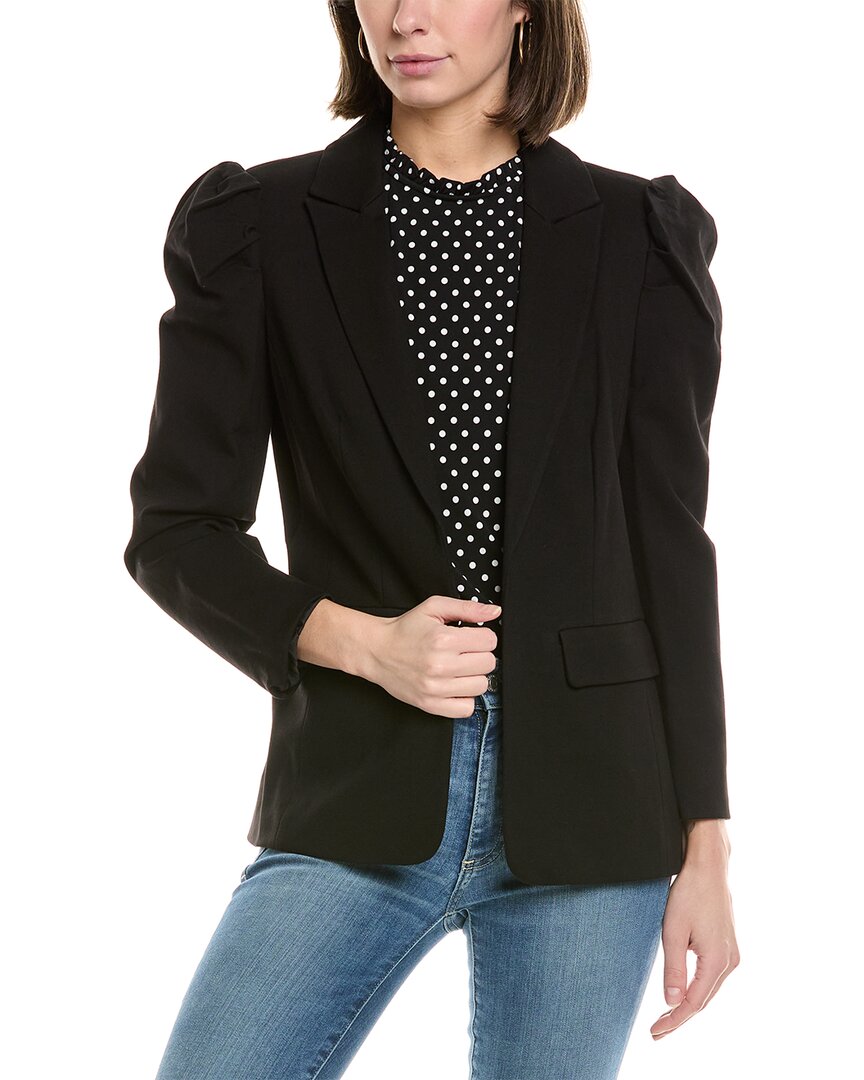 Cece Puff Shoulder Ponte Blazer