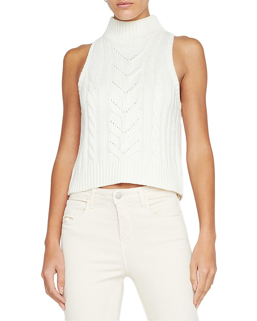 L AGENCE L'AGENCE BELLINI CABLE WOOL-BLEND TURTLENECK SWEATER