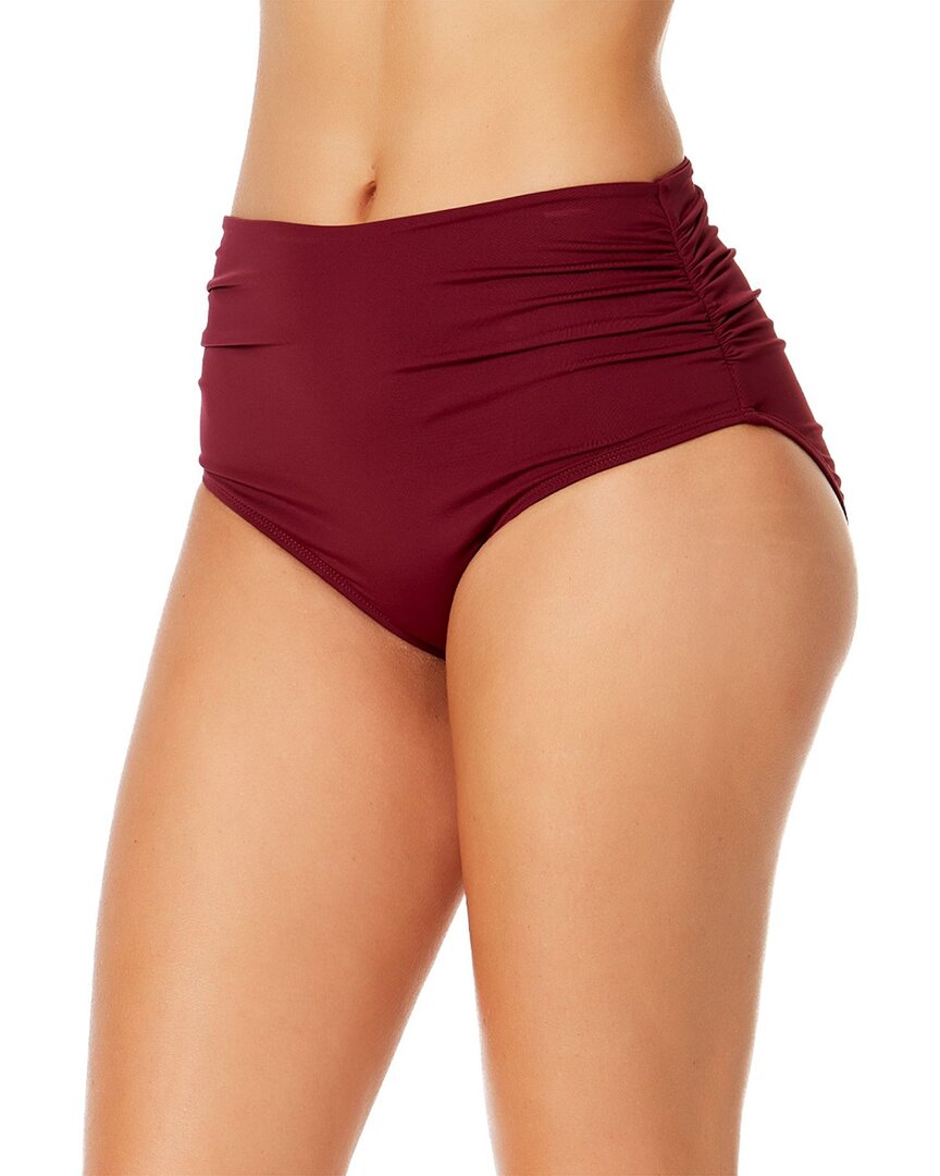 Shop Anne Cole Hi Waist Shirred Bottom