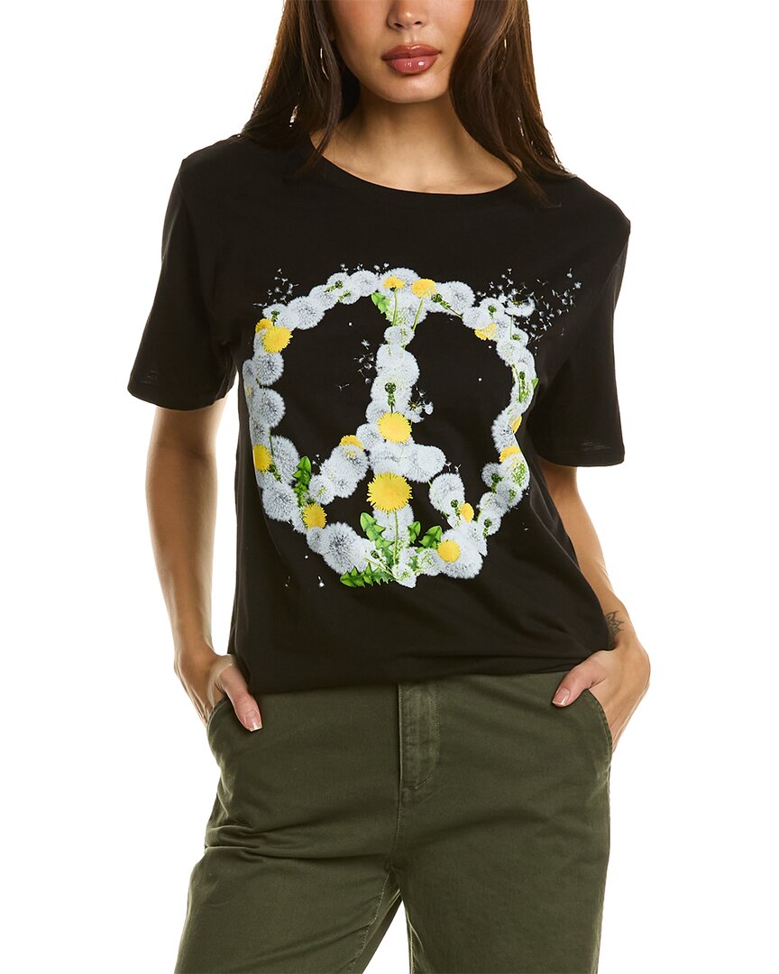 Shop Chrldr Dandelion Peace T-shirt In Black