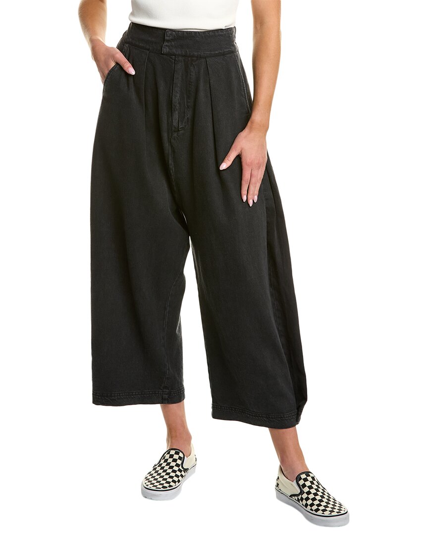 Shop Free People Cool Harbor Wide Leg Pant In Black