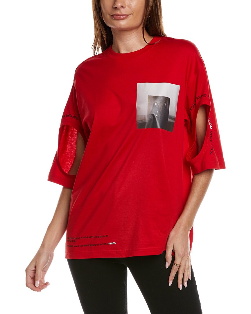 Burberry T-shirt In Red
