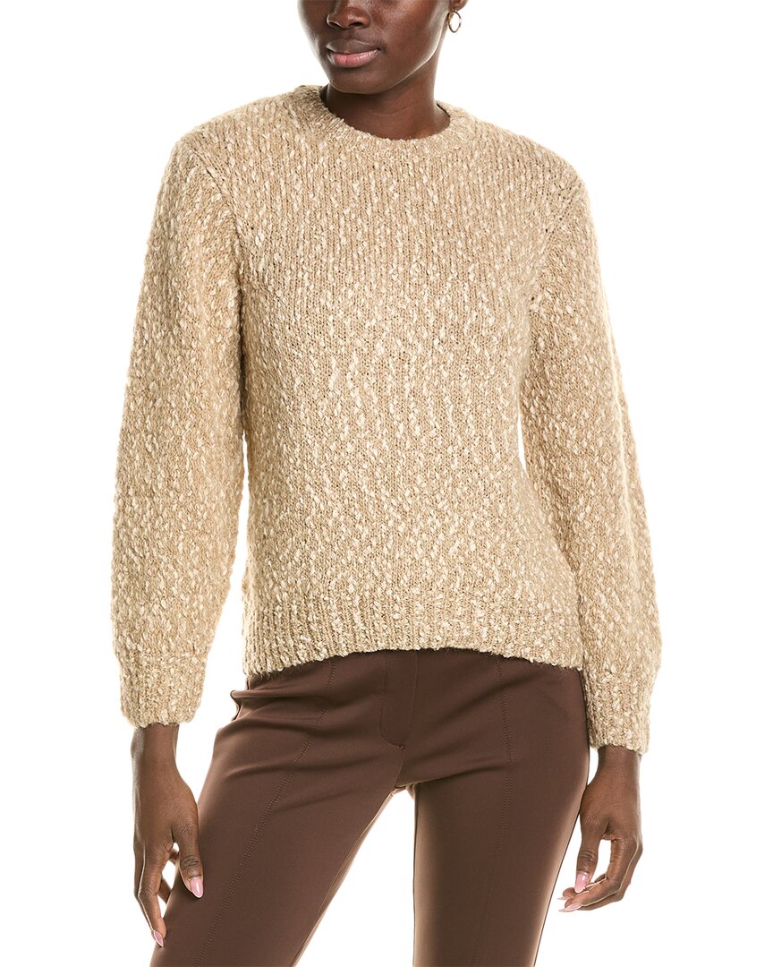 Lafayette 148 New York Blouson Sleeve Donegal Mohair & Wool-blend Sweater