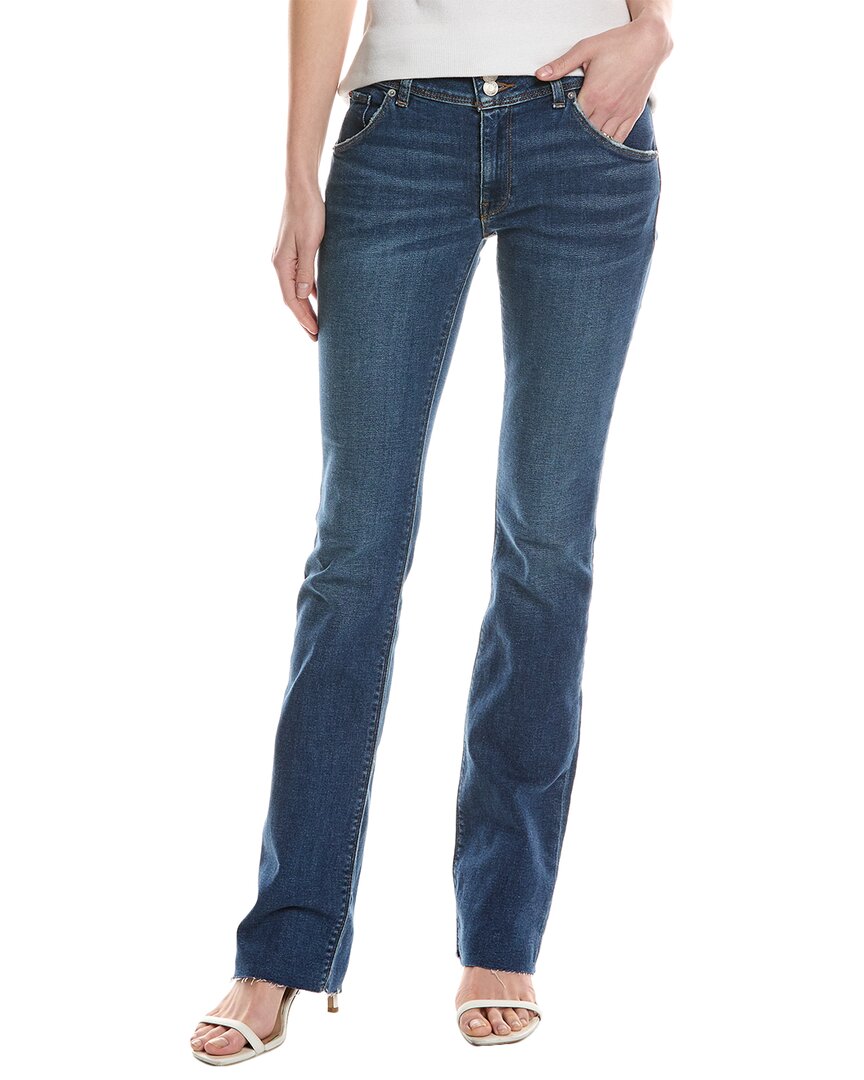 Shop Hudson Jeans Beth Mid-rise Majesty Baby Boot Jean In Blue