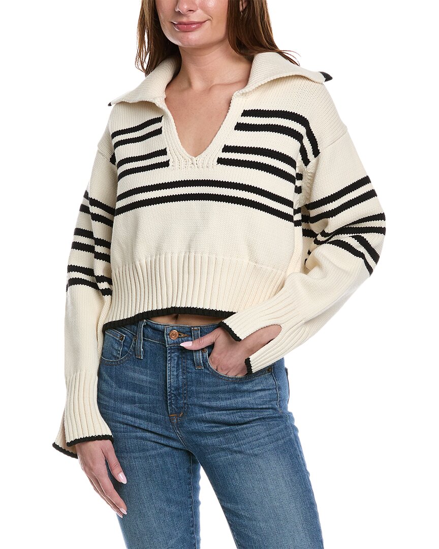 Shop Solid & Striped The Lola Pullover In White
