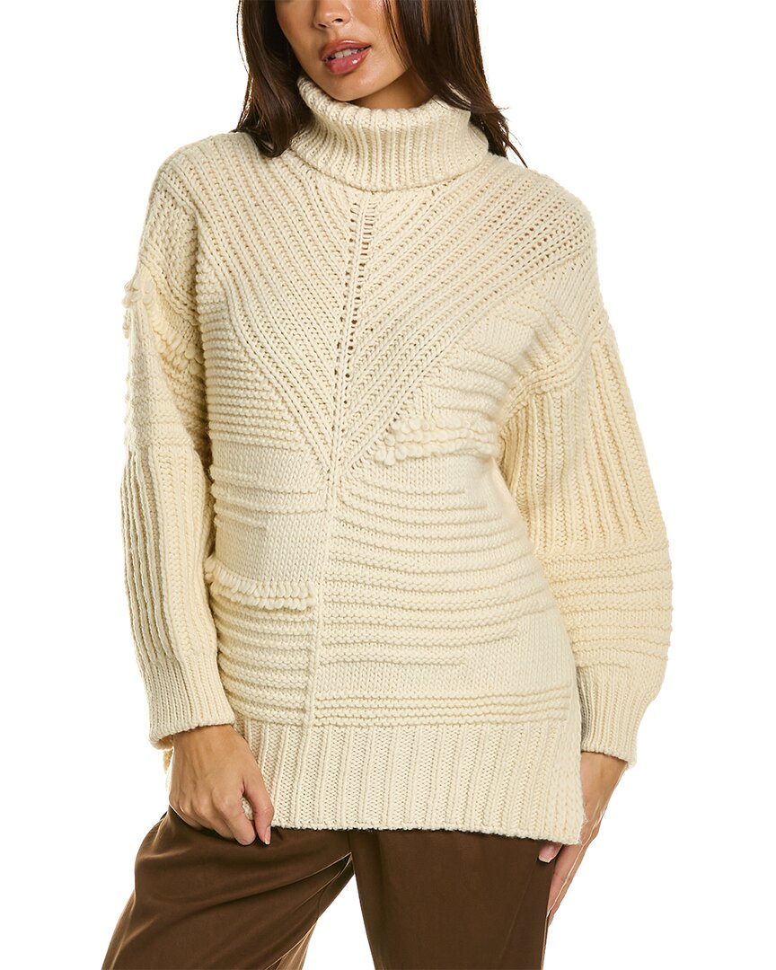 Shop A.l.c . Adriana Wool Sweater In White