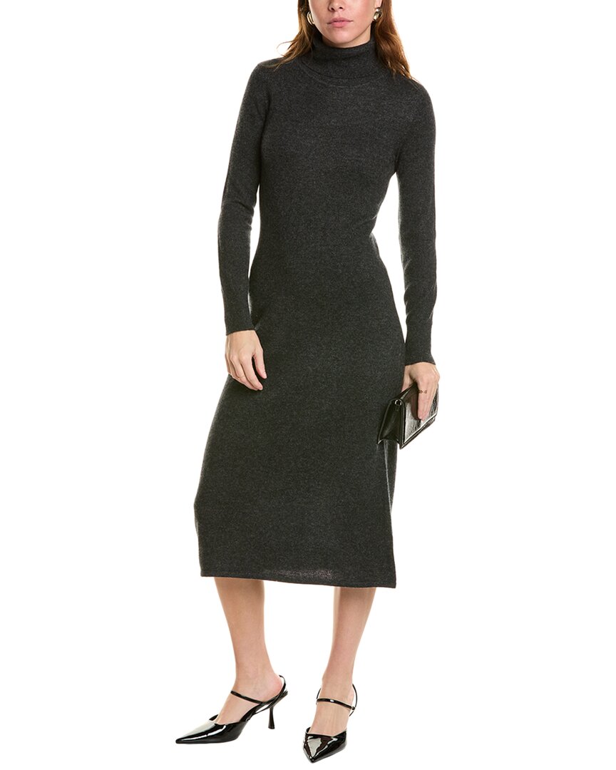 Sofiacashmere Cashmere Sweaterdress In Grey