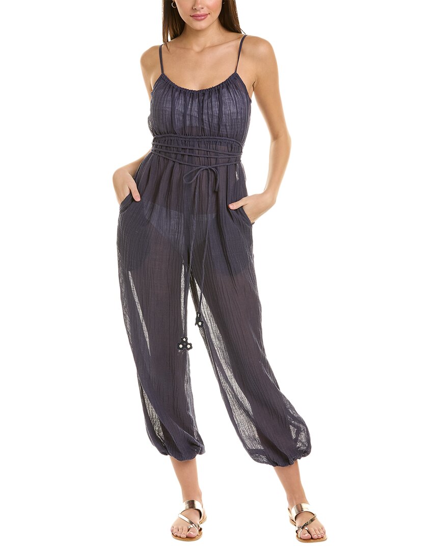 Shop Tory Burch Jumpsuit In Navy