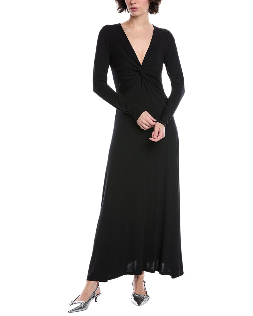 Rag & Bone Luca Twist Maxi Dress In Black