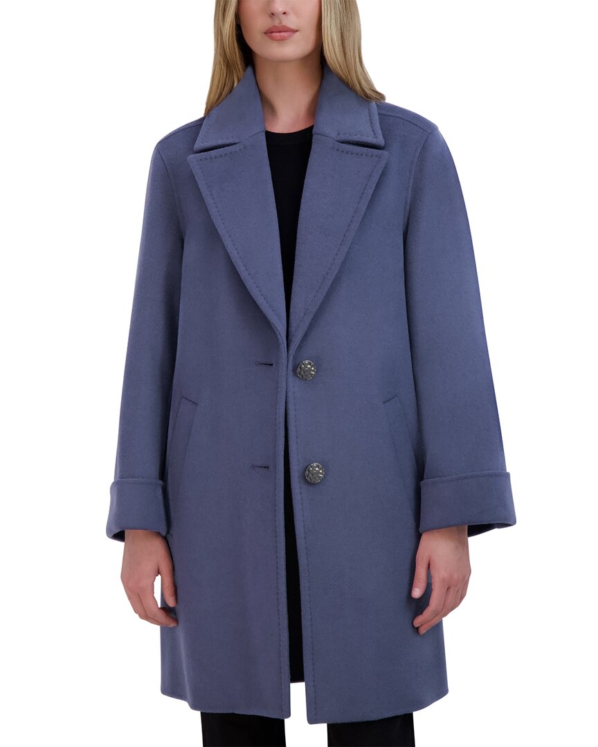 Tahari Sandra Oversize Wool Blend Coat
