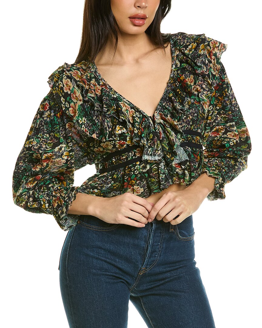 FREE PEOPLE FREE PEOPLE RUDI RUFFLE TOP