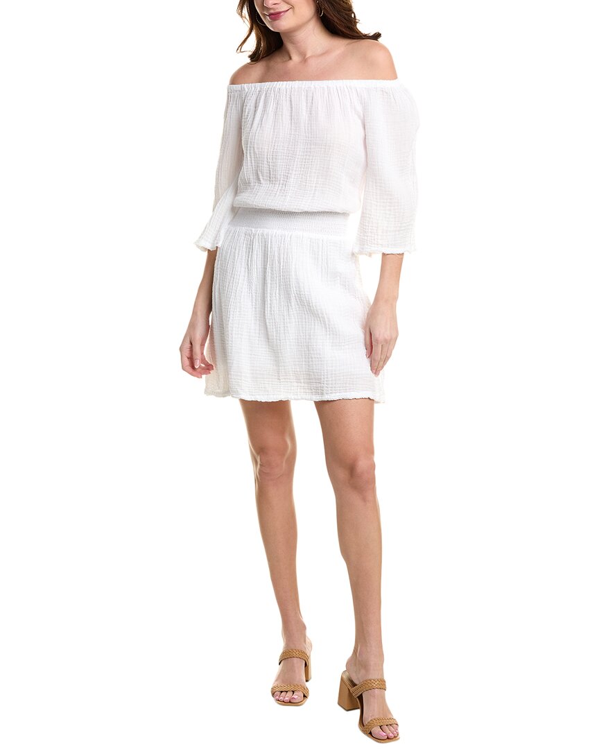 Michael Stars Fernanda Mini Dress In White