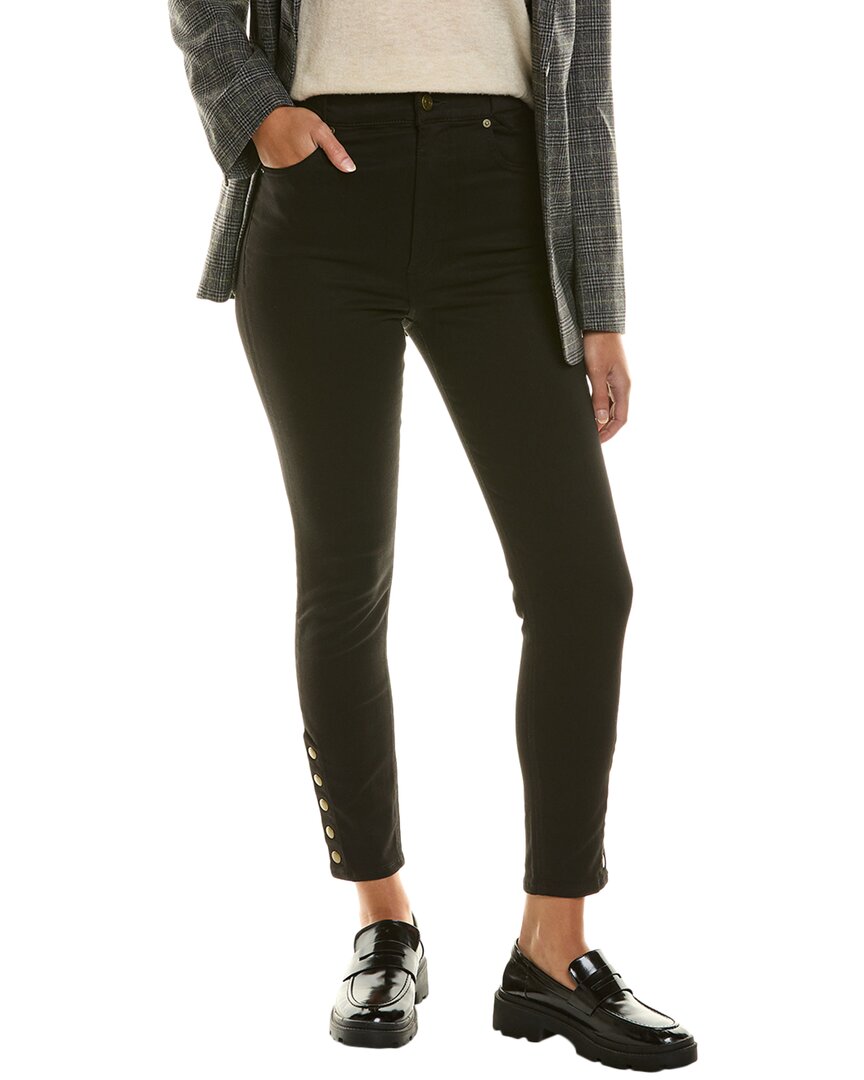 Frame The Snapped Denim Legging In Black