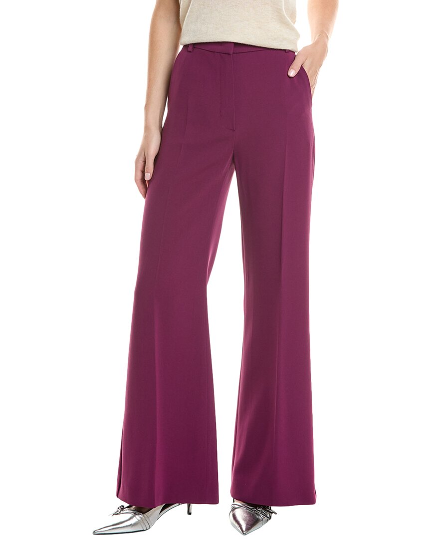 Max Mara High-waist Trousers In Red