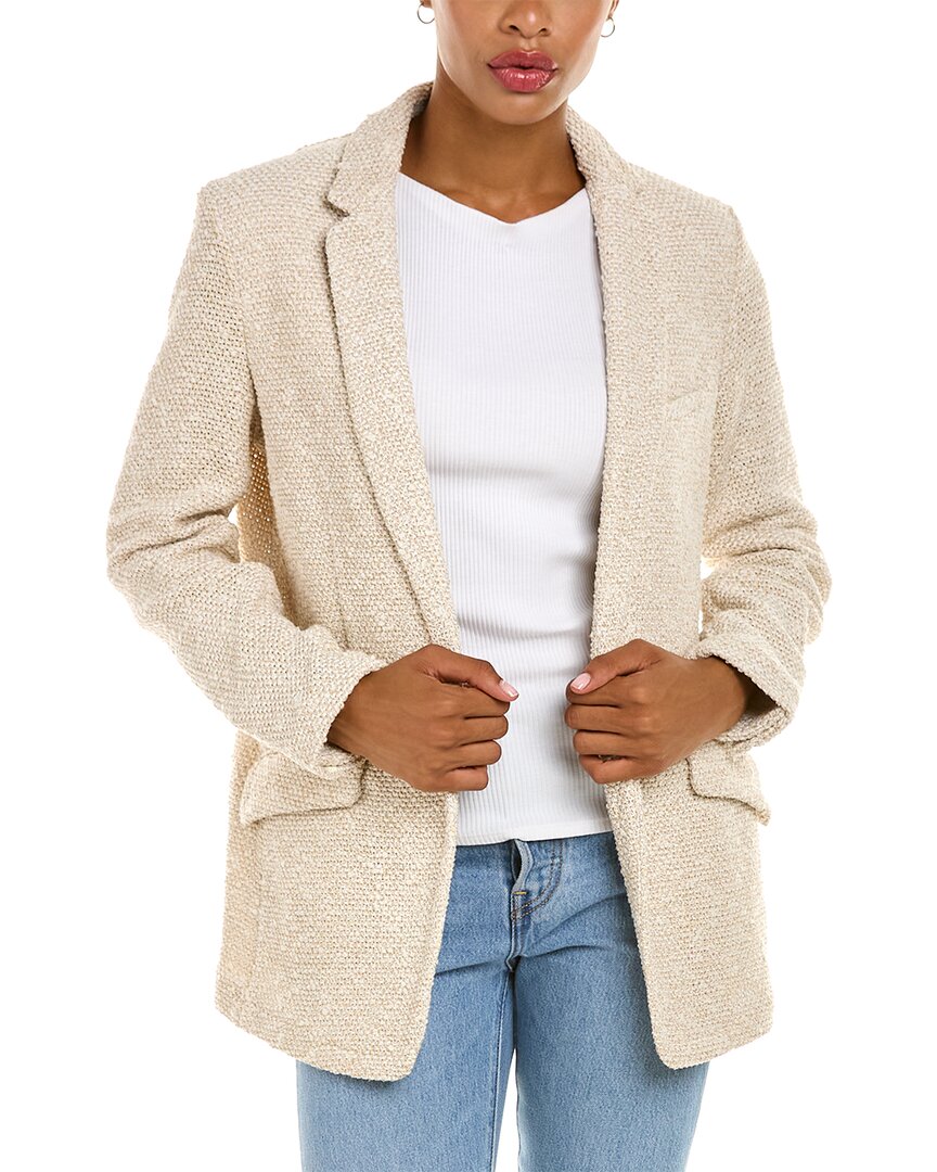 Rag & Bone Margot Tweed Blazer In White