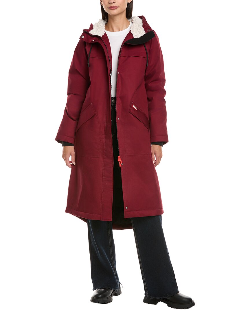 Hunter Jane Parka In Red