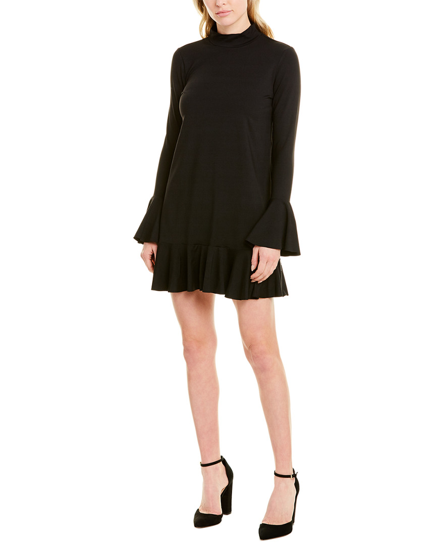 Image of susana monaco Mock-Neck Mini Dress
