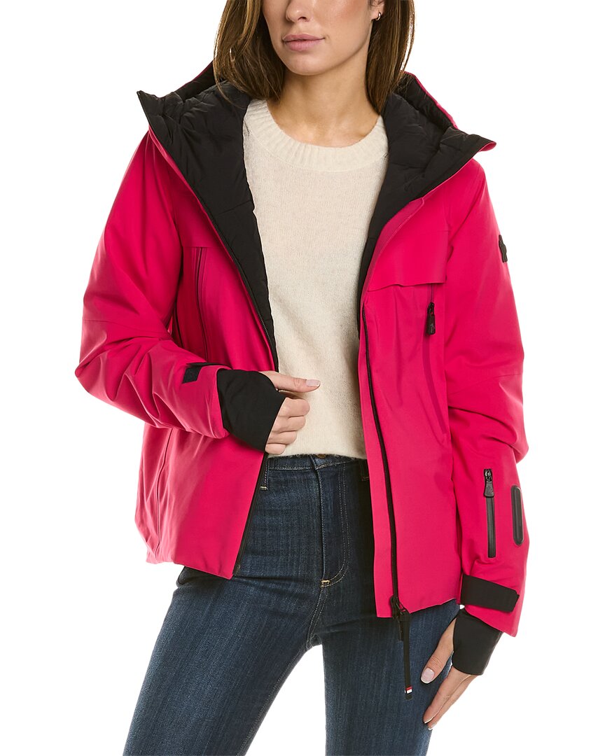 Shop Moncler Rain Jacket In Pink