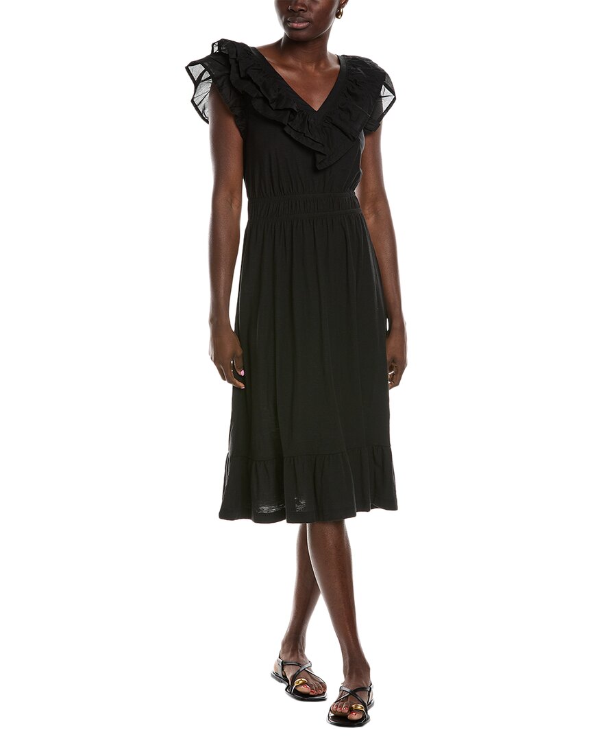Nation Ltd Aria Ruffle Midi Dress