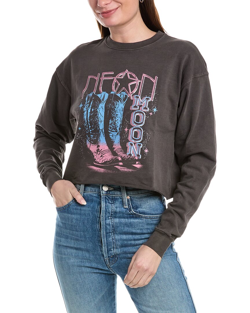 Shop Girl Dangerous Neon Moon T-shirt In Black