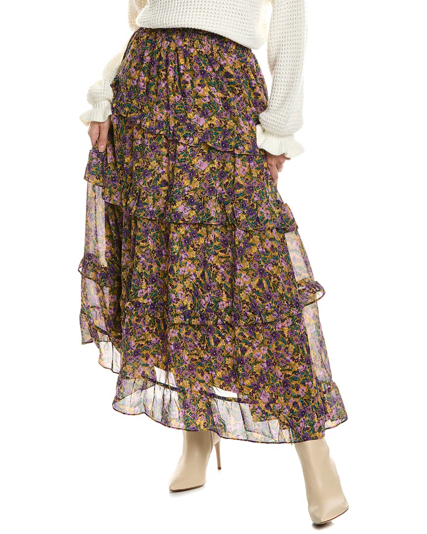 Shop Lost + Wander Mauve Medley Skirt In Purple