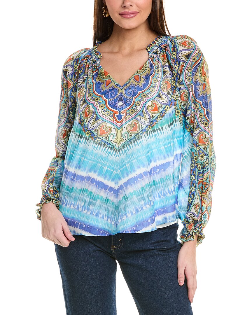 Hale Bob Sadie Silk-blend Top