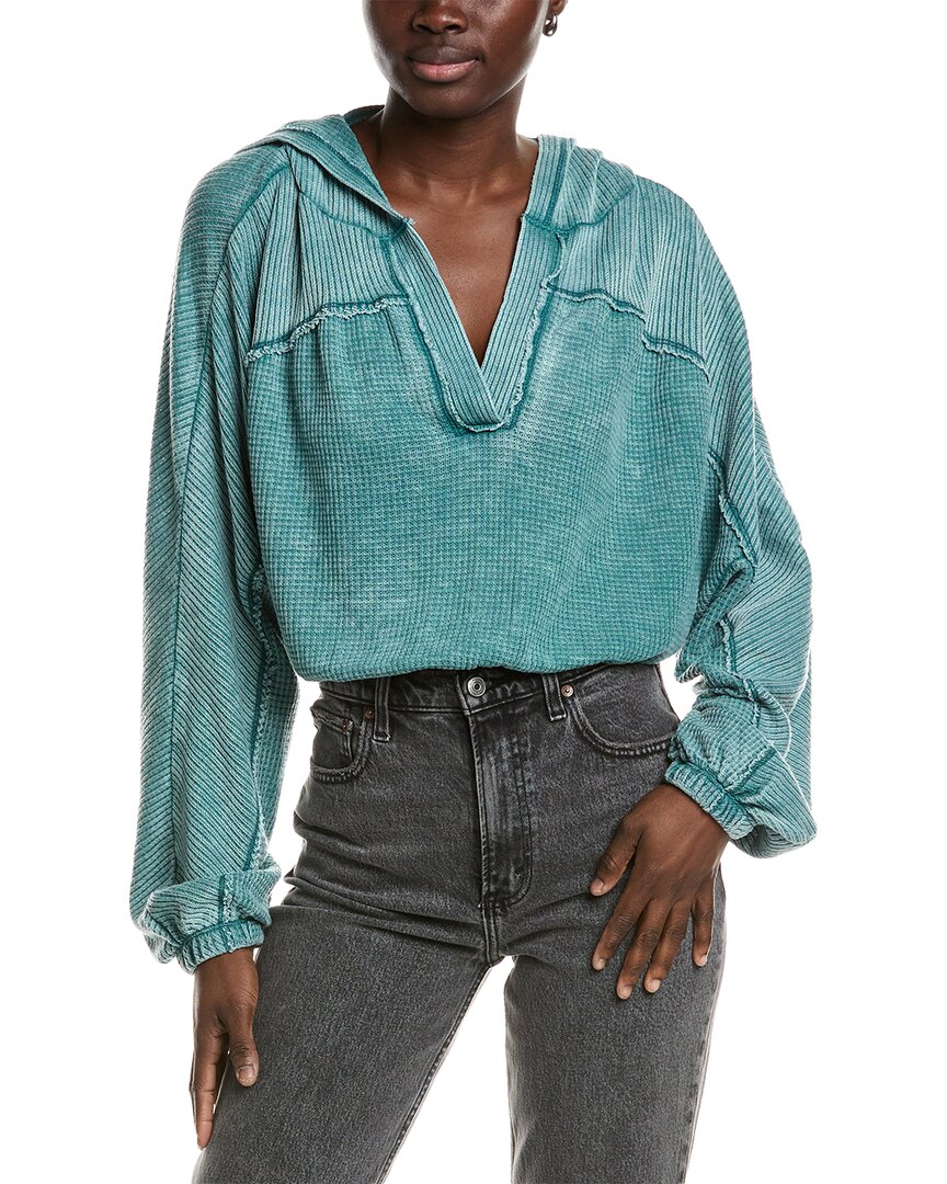 Project Social T Dante Seamed Burnout Thermal Hoodie