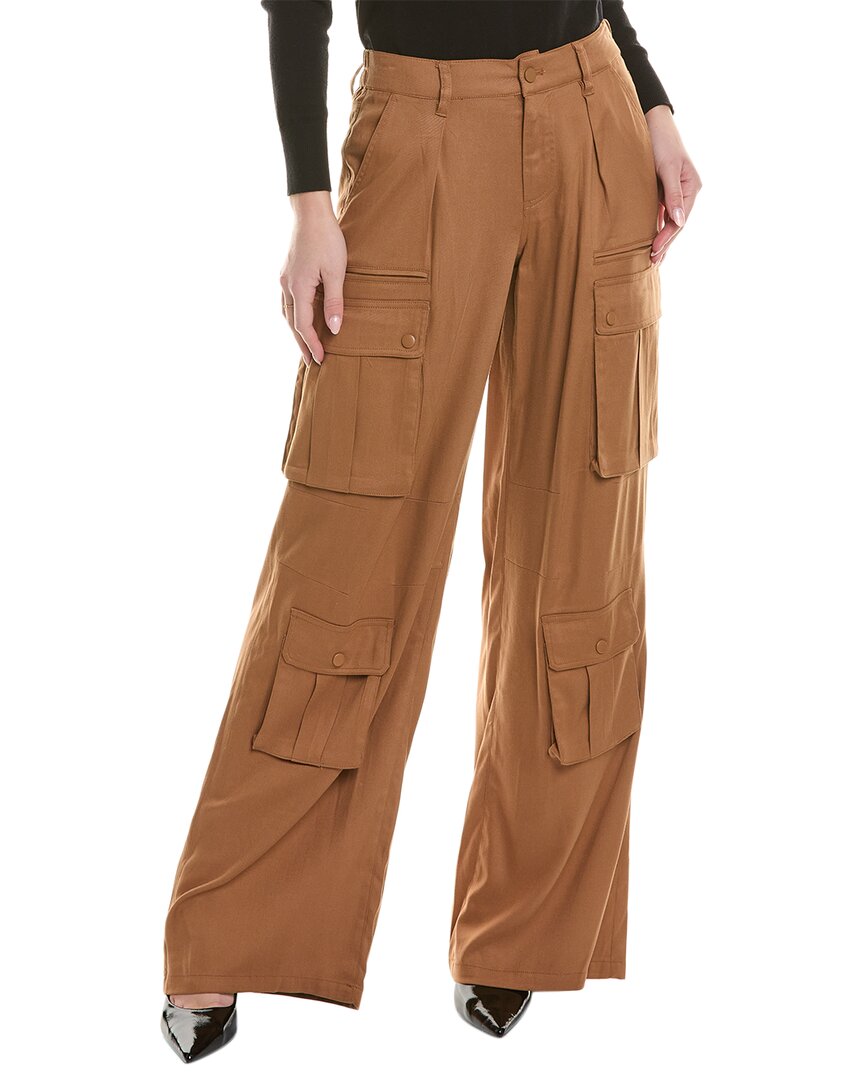 Shop Alice And Olivia Alice + Olivia Joette Cargo Pant In Brown