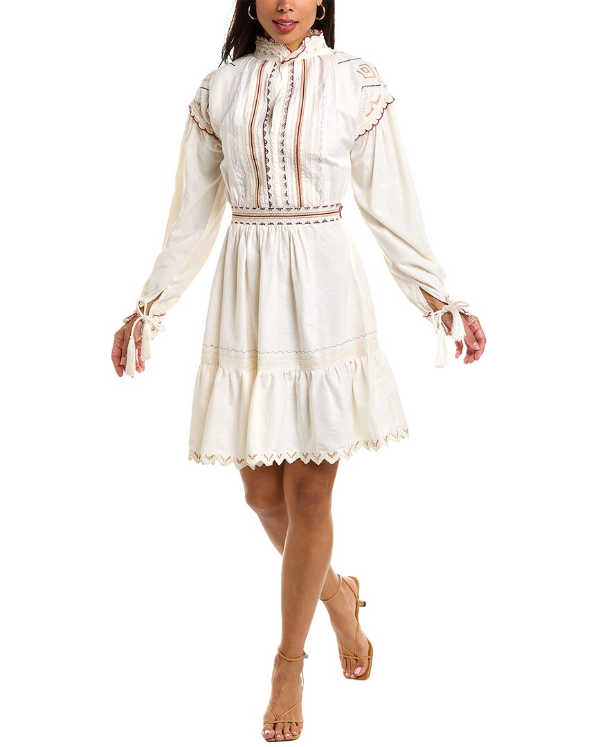 Shop Etro Dress In White