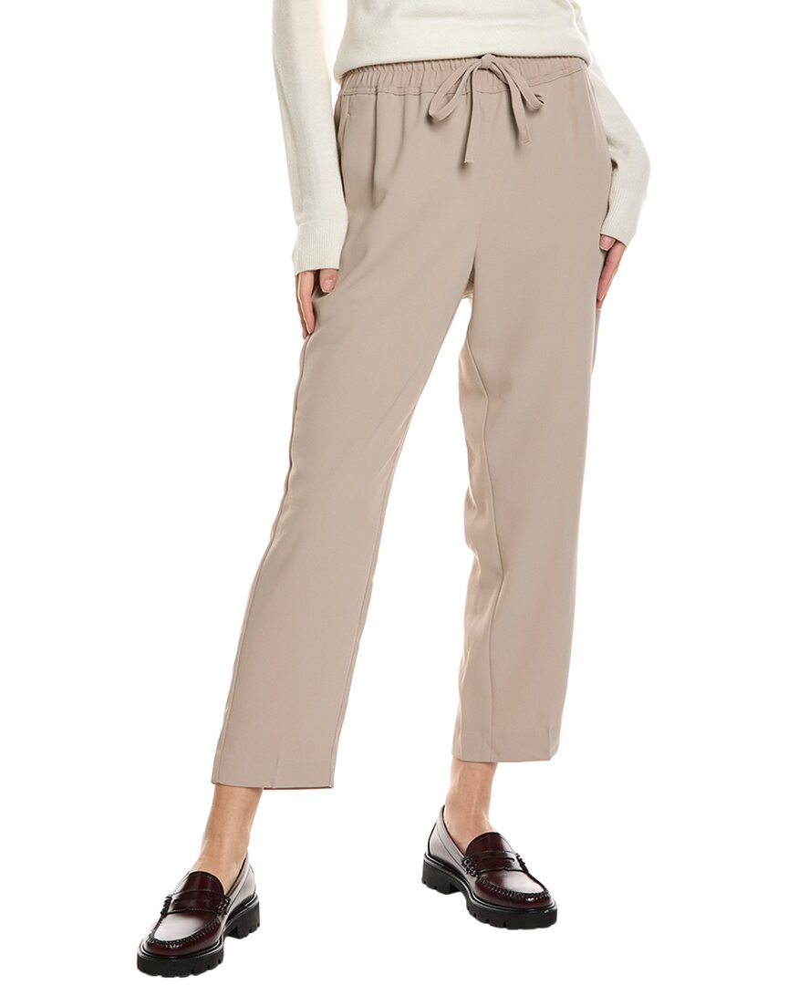Reiss Hailey Pull-on Taper Trouser In Pink