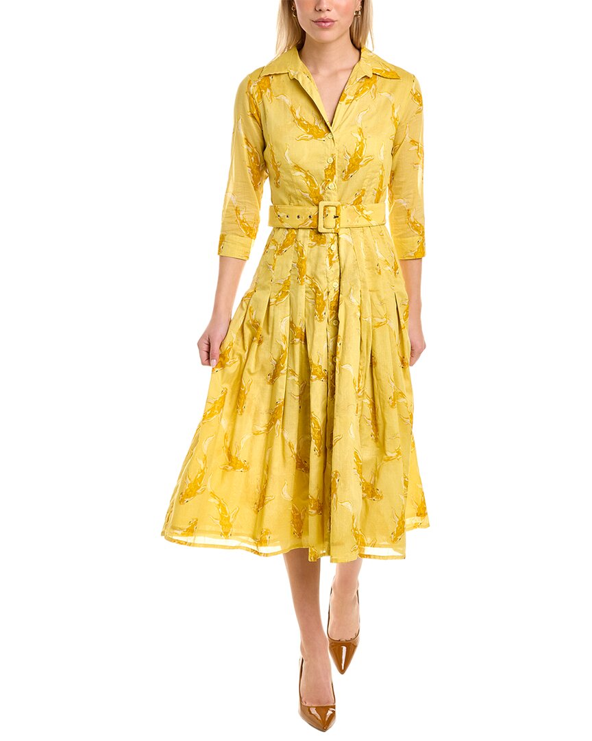 Samantha Sung Shirtdress In Yellow | ModeSens