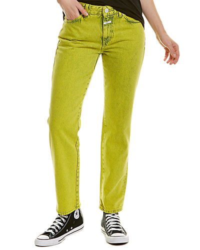 Rue La La — CLOSED Jay Yellow Straight Leg Jean