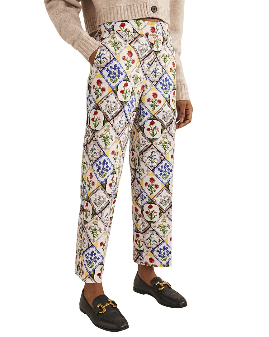 Shop Boden Printed Straight Trouser