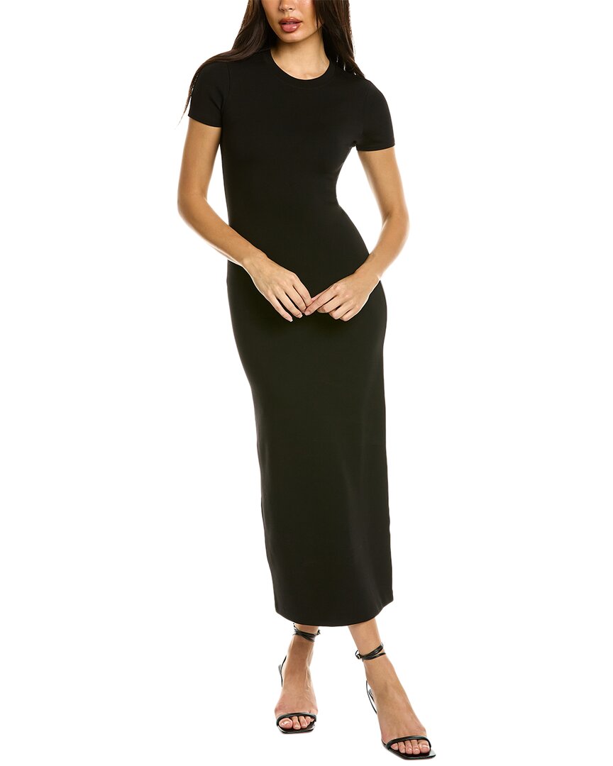 Shop Rag & Bone Irina Ponte Maxi Dress In Black