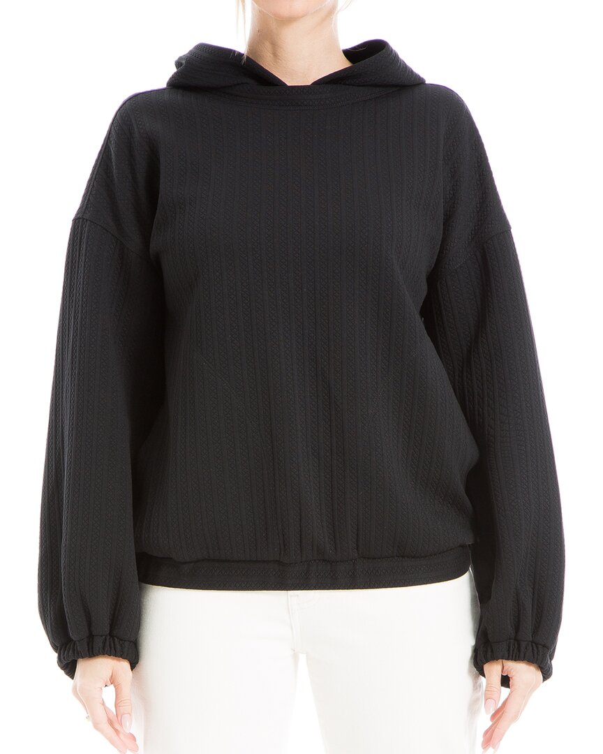 Shop Max Studio Textured Hooded Pullover