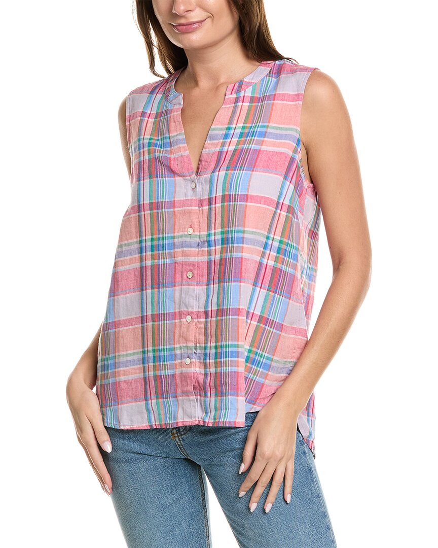 Shop Tommy Bahama Summer Escape Linen Top In Pink