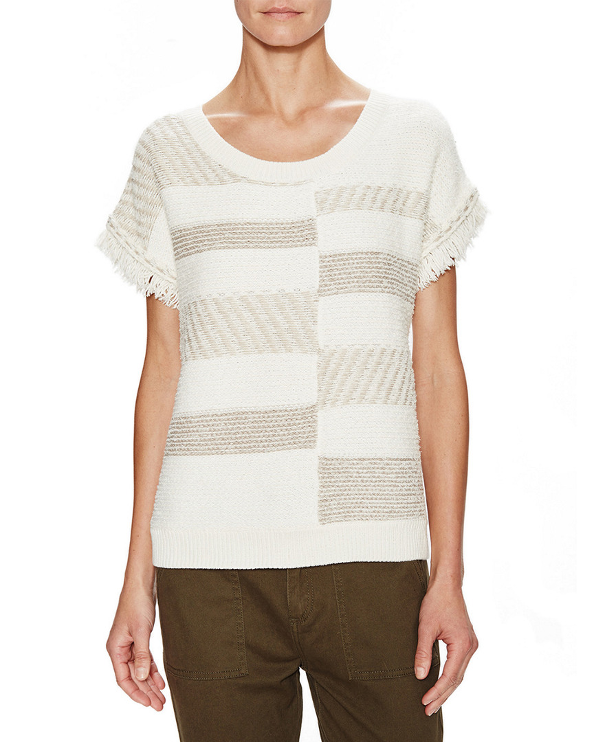 Image of Ella Moss Colorblocked Knit Top