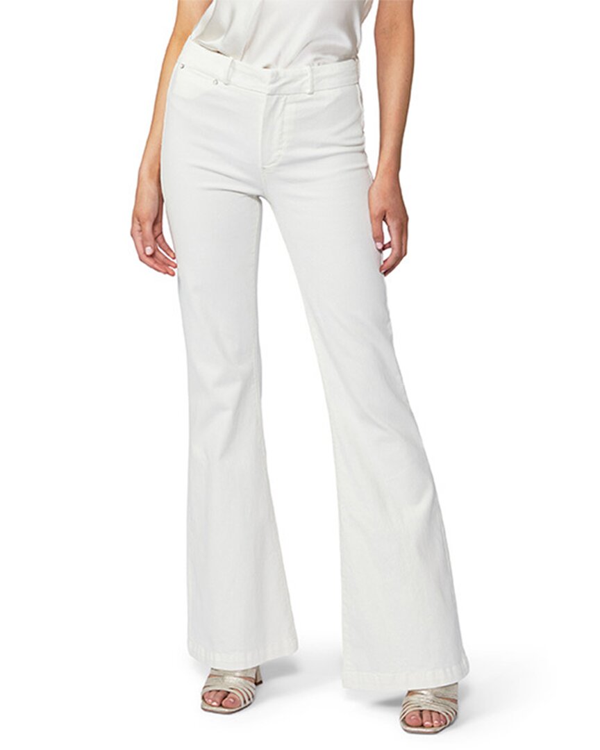 Paige Genevieve Wide Flare Pant In White