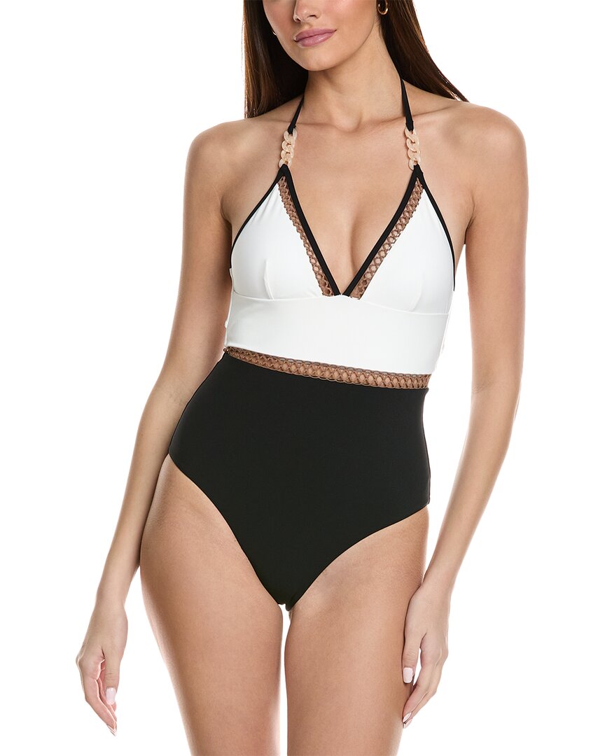 Reiss Ray Colorblock Swimsuit