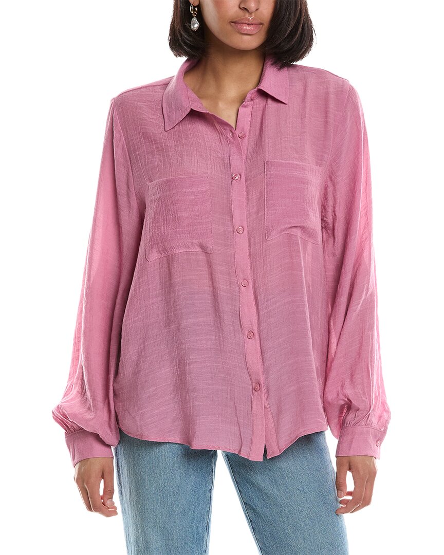 City Sleek Shirt In Pink