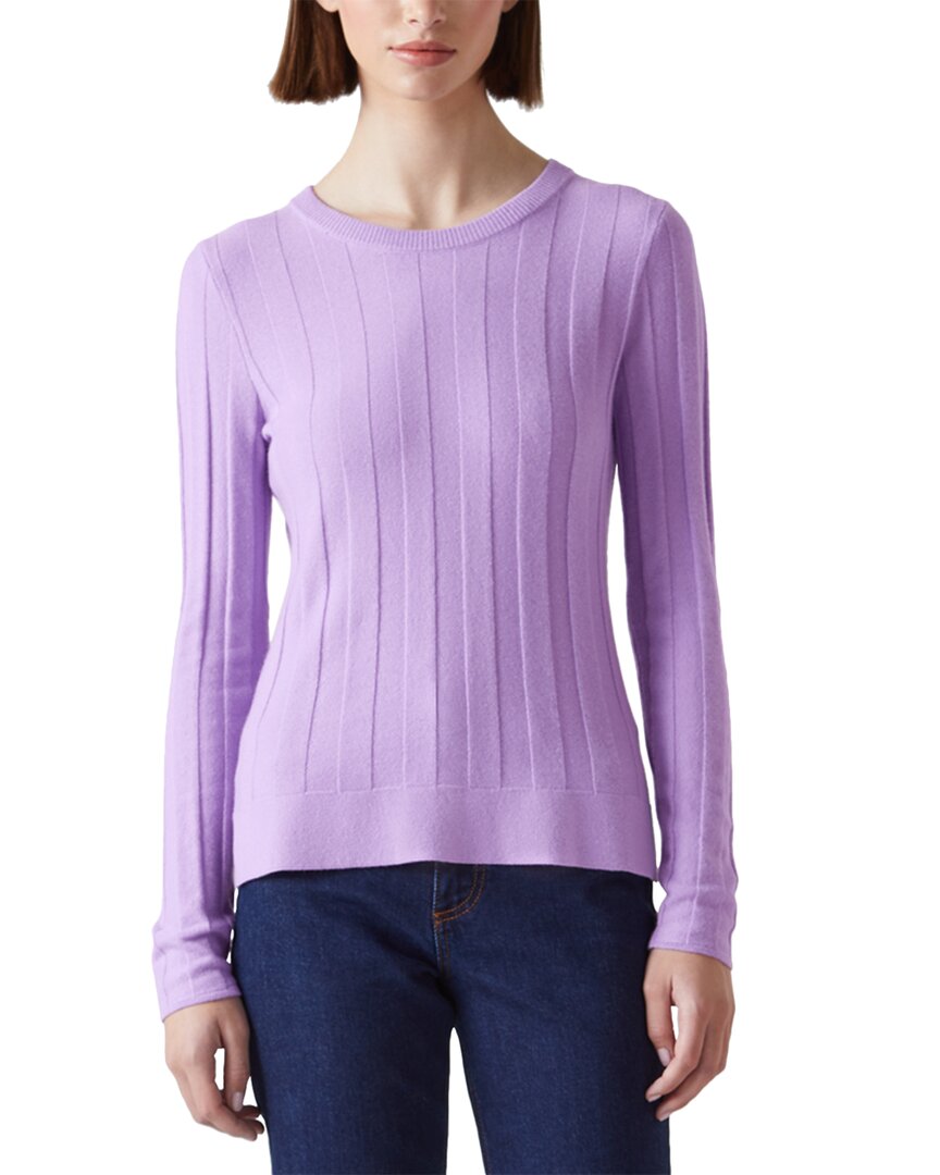 Lk Bennett Ali Knitted Wool-blend Top