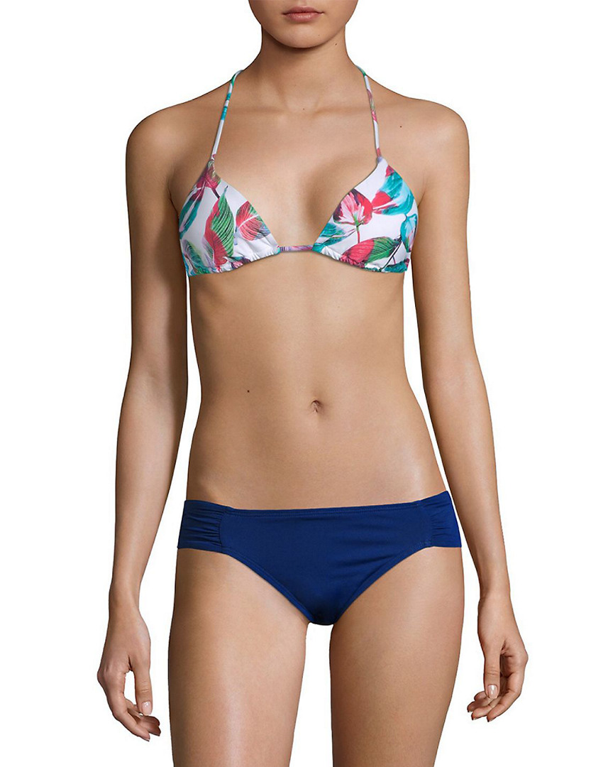 Image of Onia Printed Halter Bikini Top