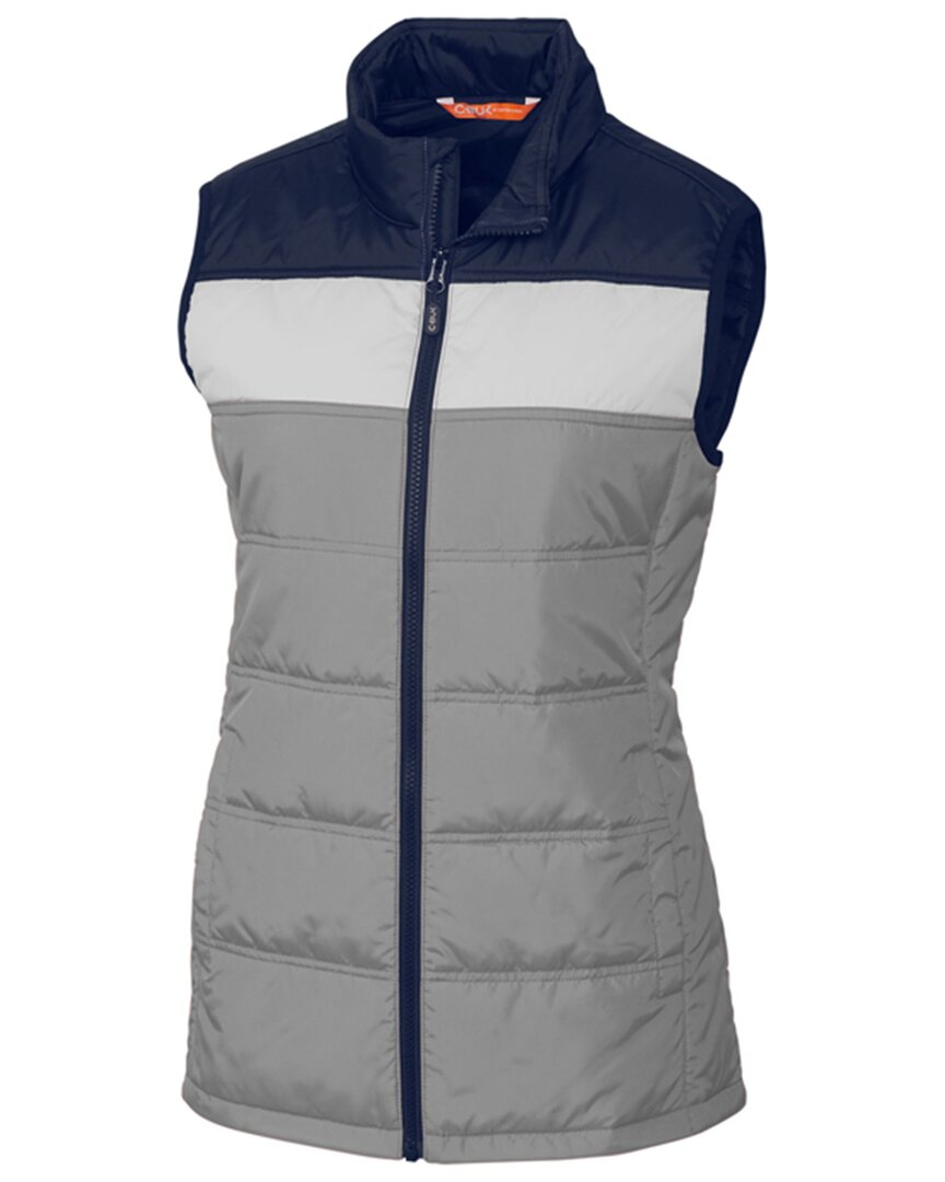 Shop Cutter & Buck Thaw Insulated Packable Vest In Grey