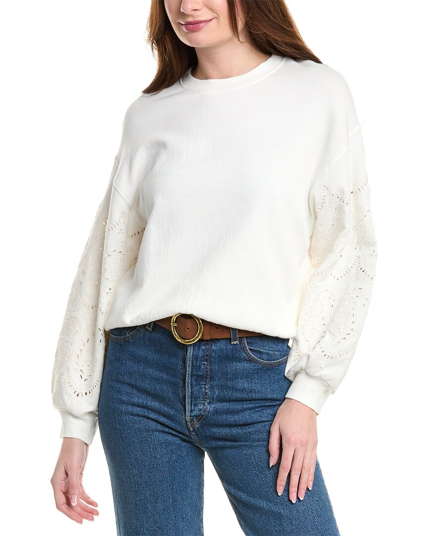 Allsaints Agata Sweatshirt In White