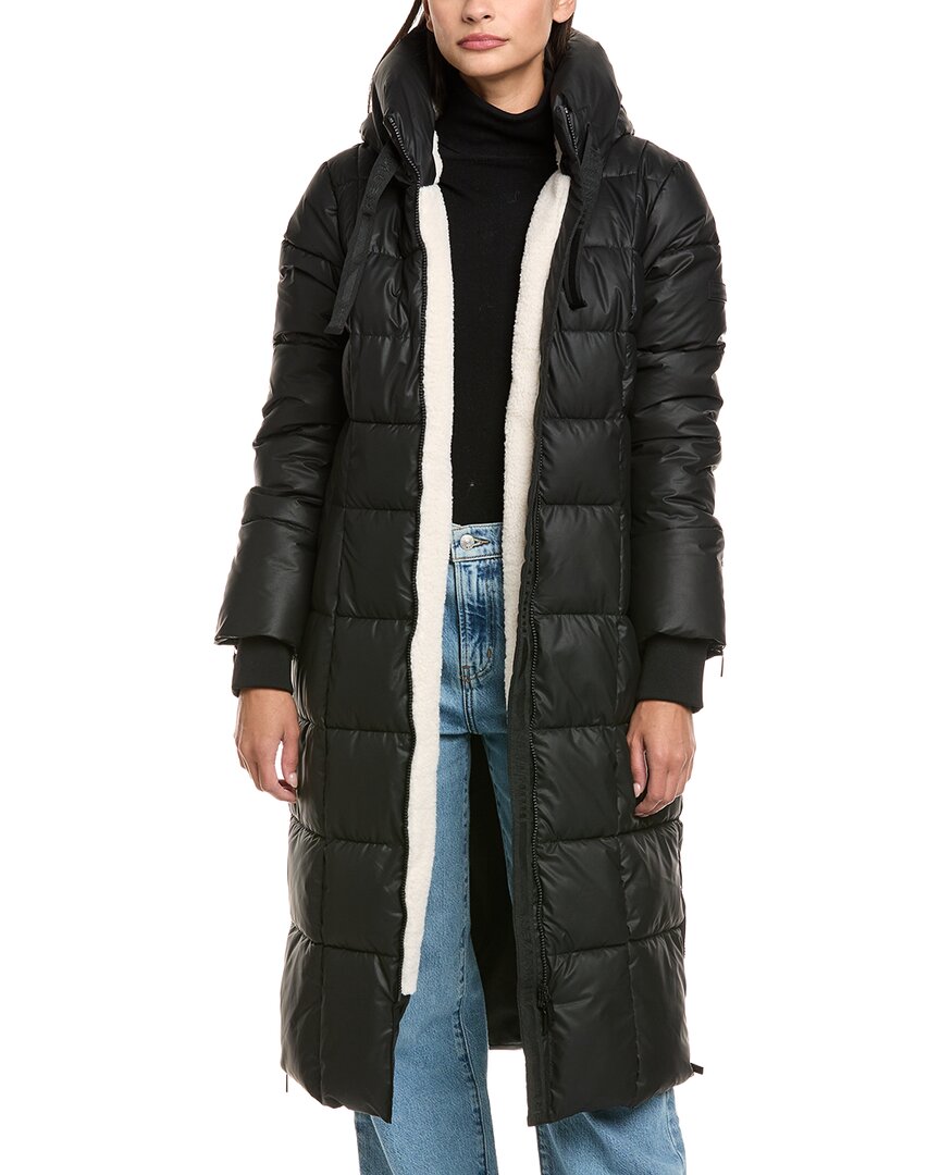 Hunter Ireland Coated Longline Puffer In Multi
