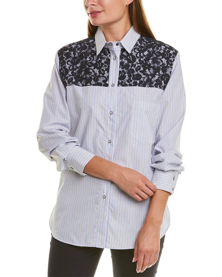Image of Piazza Sempione Snap Blouse
