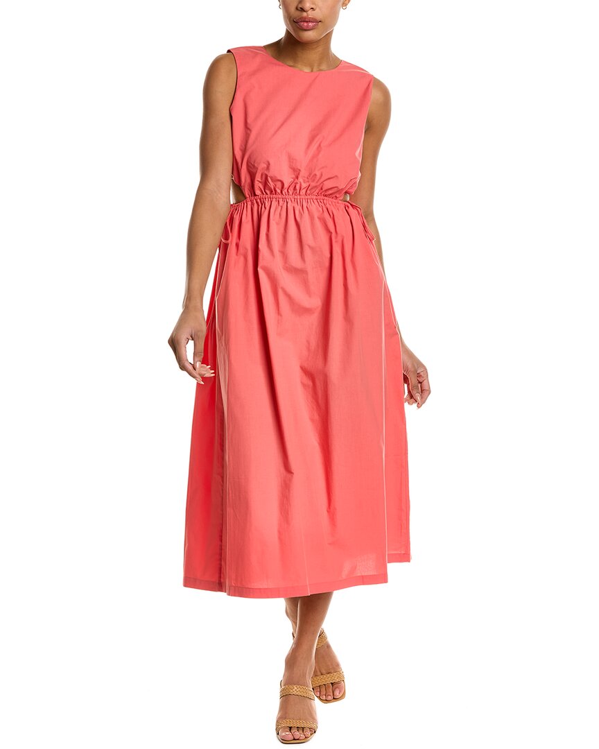 Rails Yvette Cutout Organic Cotton Blend Midi Dress