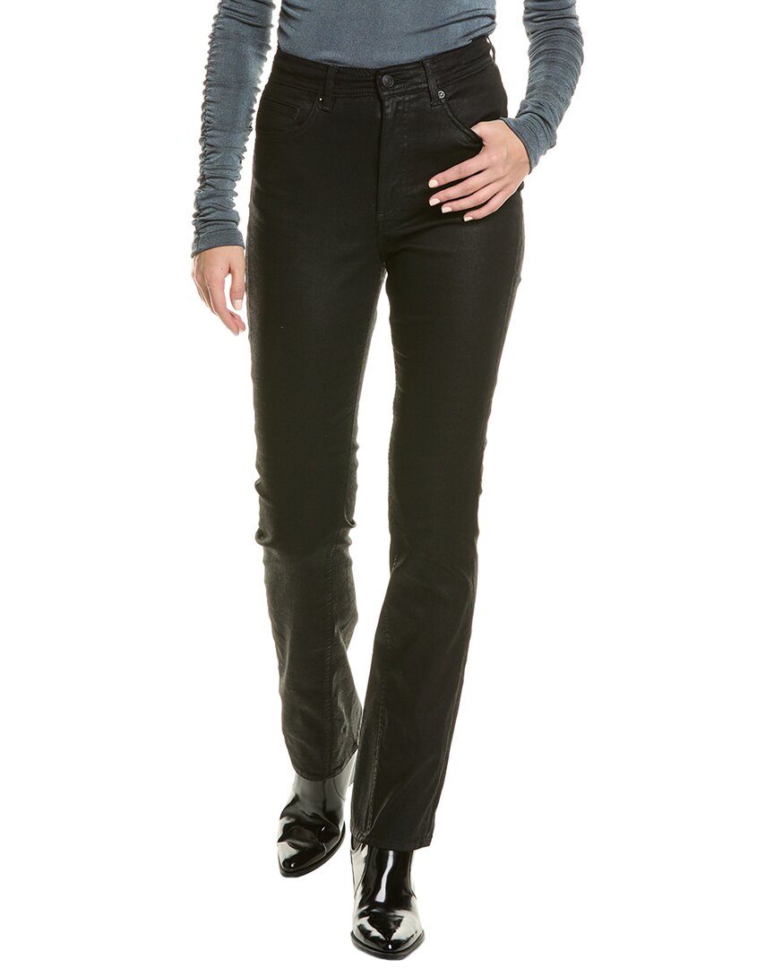 Free People Nocturne Coated Jean In Black